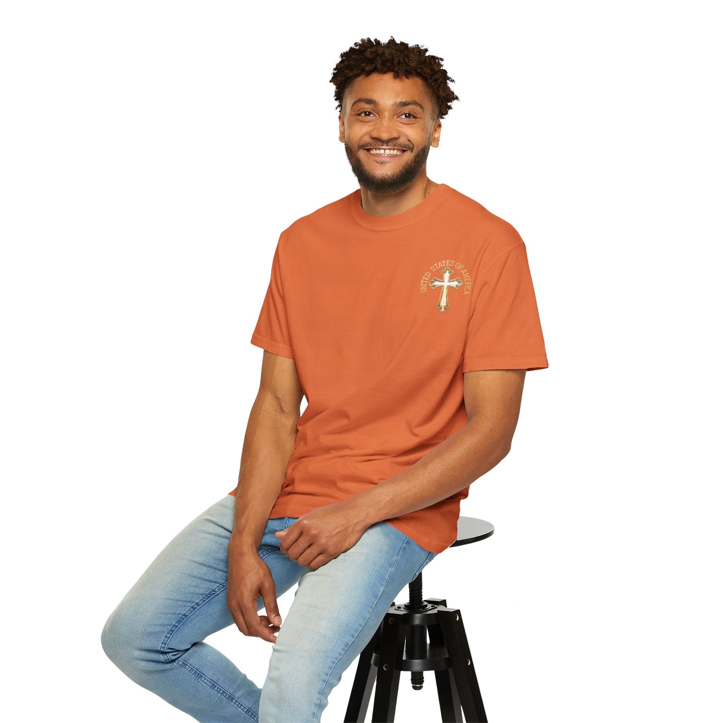 "USA Gold Cross", Unisex T-shirt