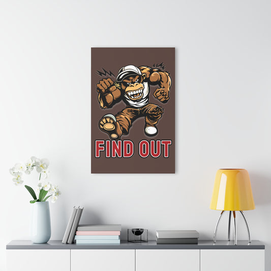 "Find Out", Acrylic Wall Prints (French Cleat Hanging) (Zanzibar Brown)