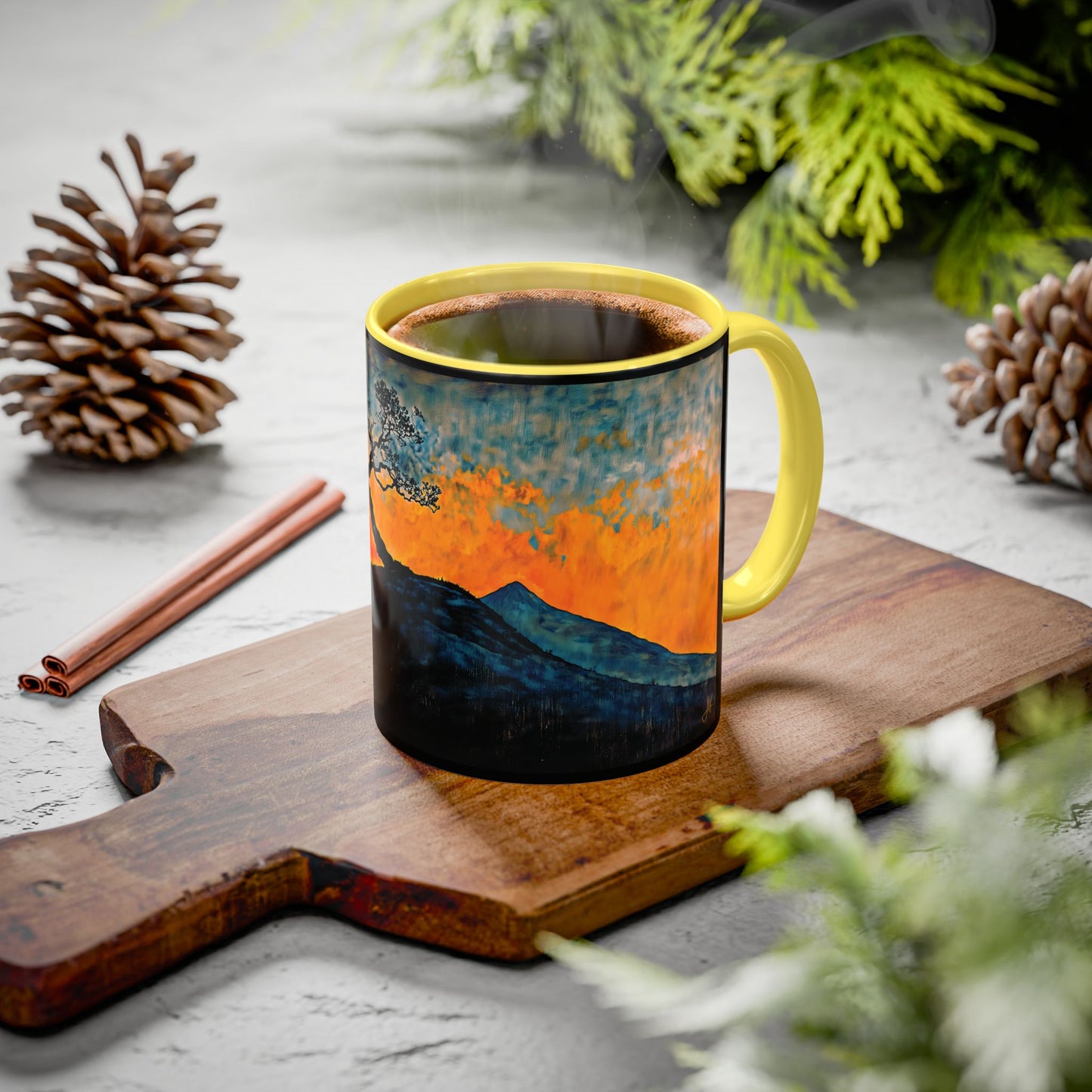 "Even Now, I Will Trust" Habakkuk 3:17-18 (NIV), Colorful Mugs (11oz & 15oz)