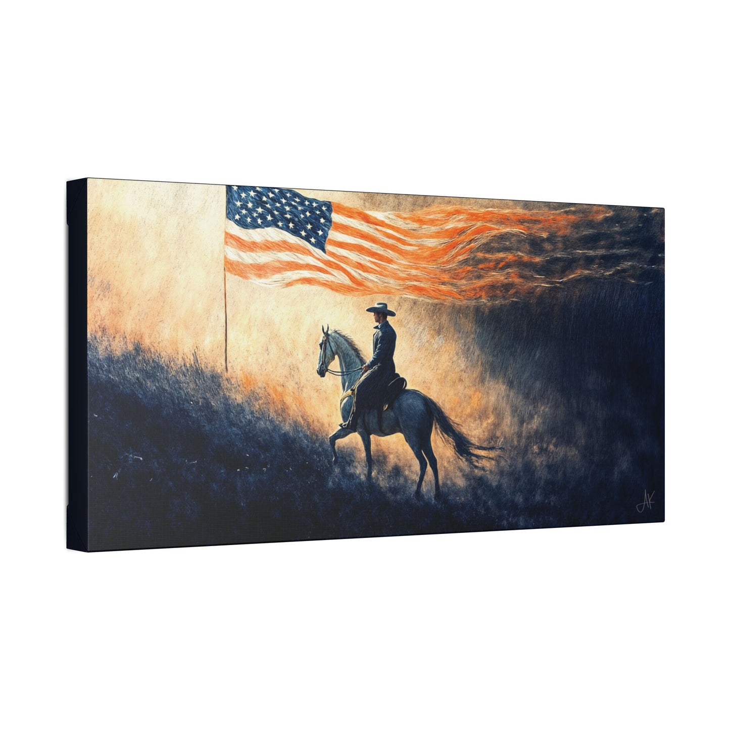 "Liberty under God", Stretched Classic Canvas Fine Art Print