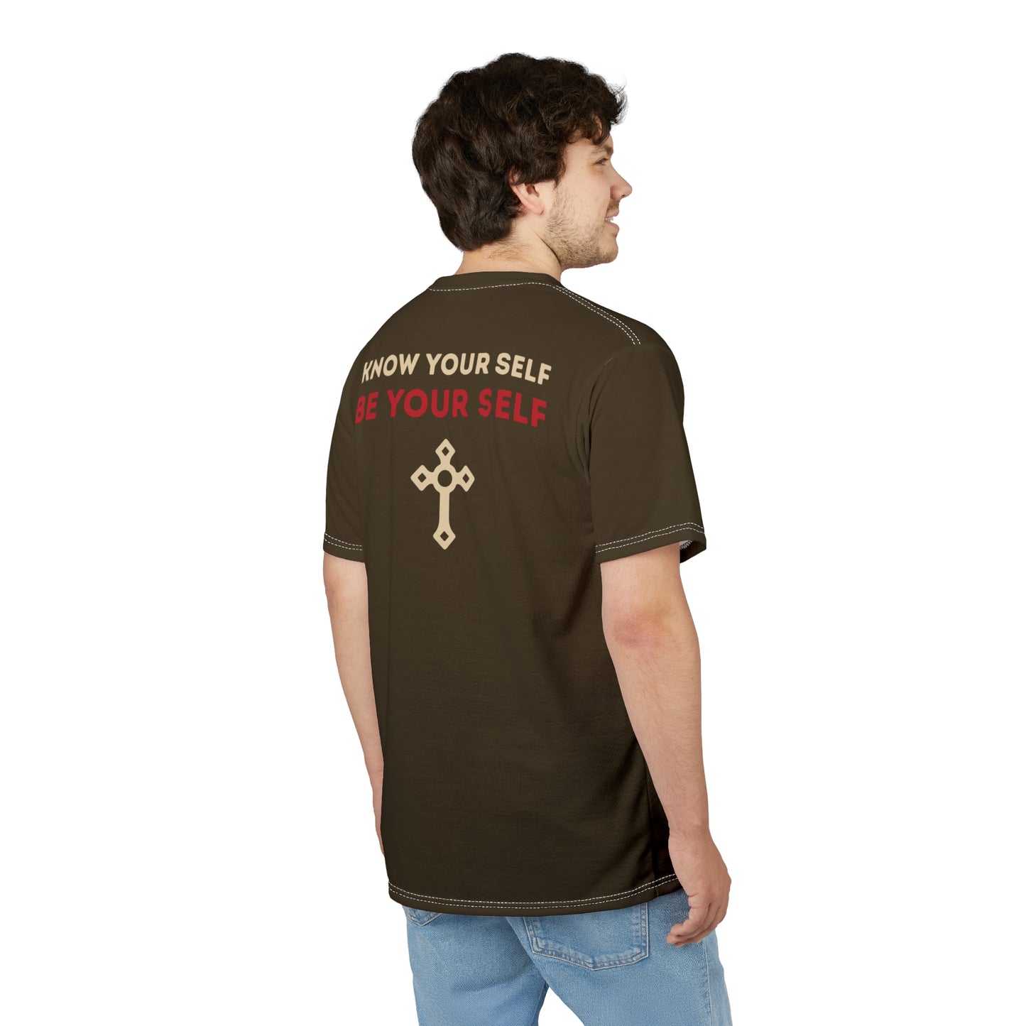 "Know Your Self", Unisex T-shirt (Ashgold)
