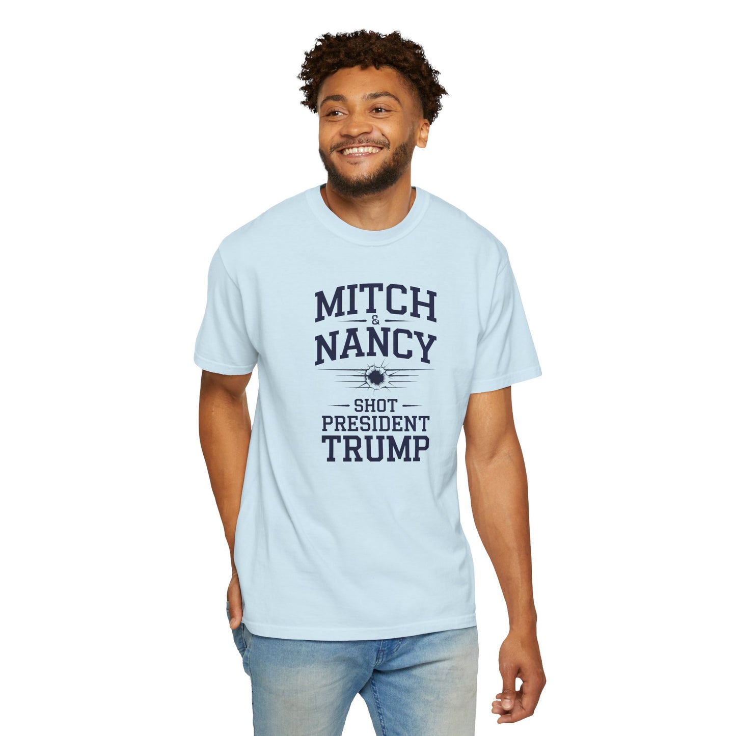 "Mitch & Nancy Shot President Trump", Unisex T-shirt