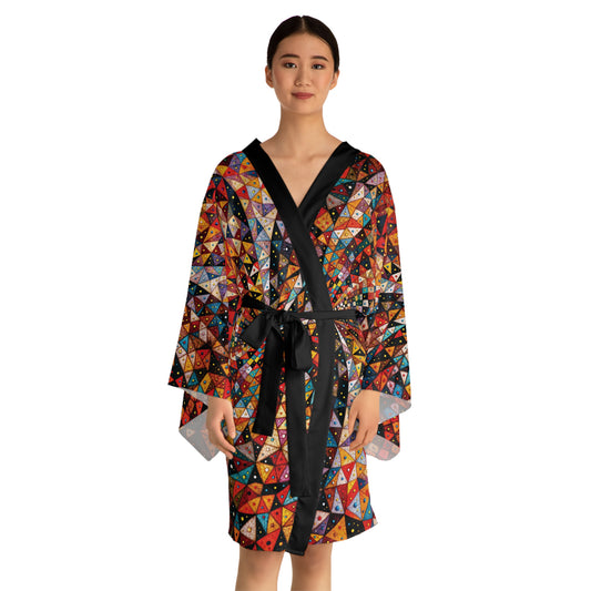 "Birth Memory", Long Sleeve Kimono Robe