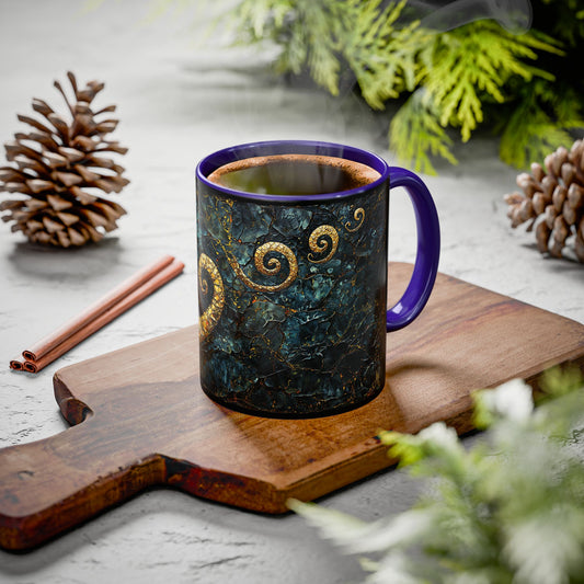 "From Stone to Savior's Light", Colorful Mugs (11oz, 15oz)