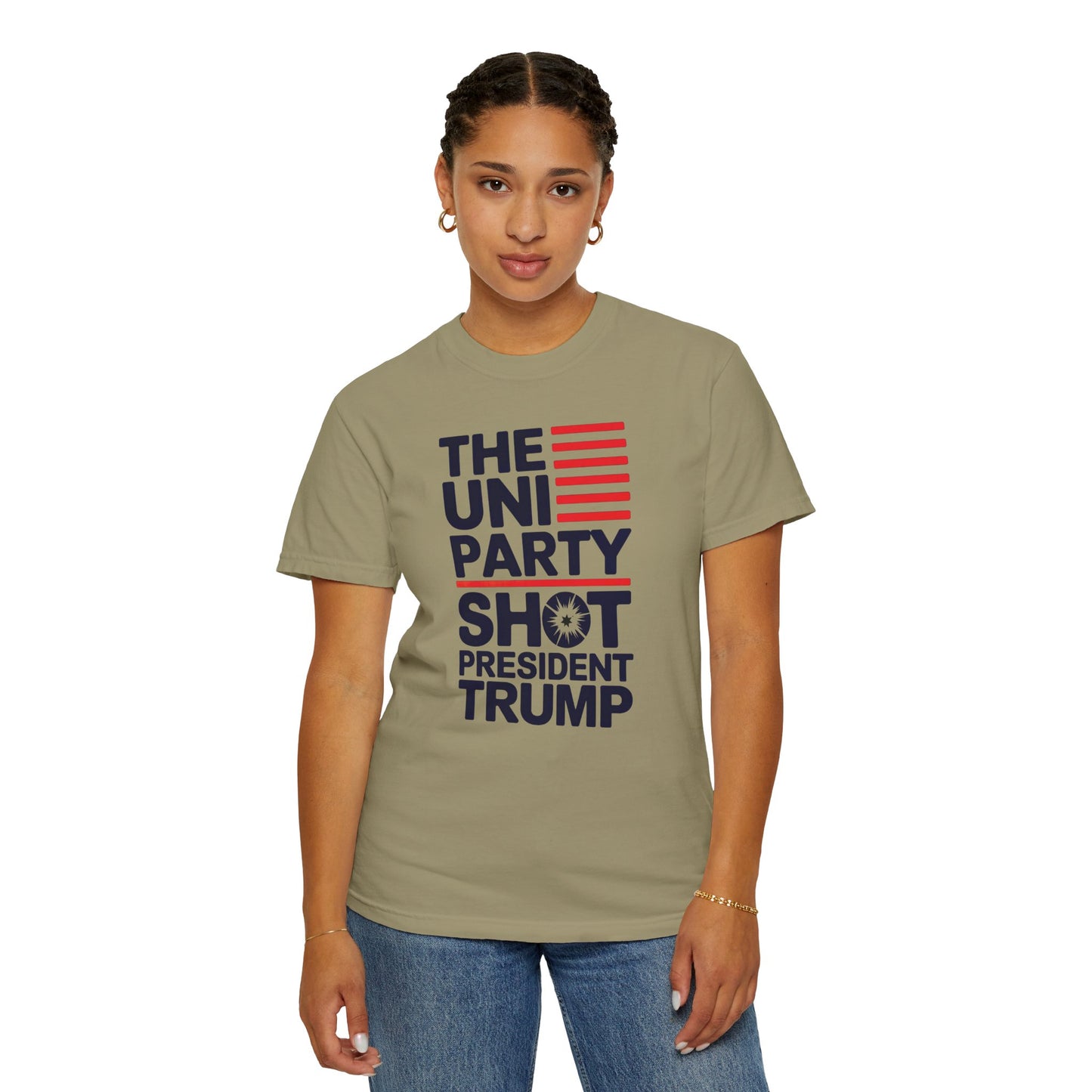 "The Uniparty Shot President Trump" #01, Unisex T-shirt