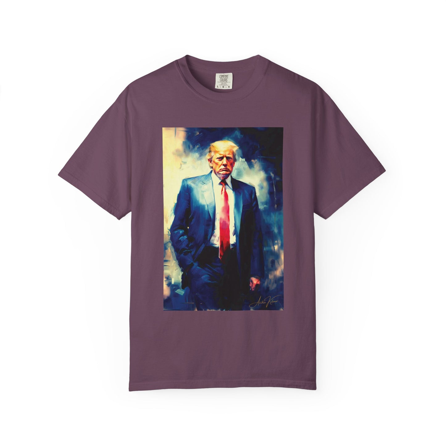 "Trump Portrait No. 6", Unisex T-shirt (Dark Colors)