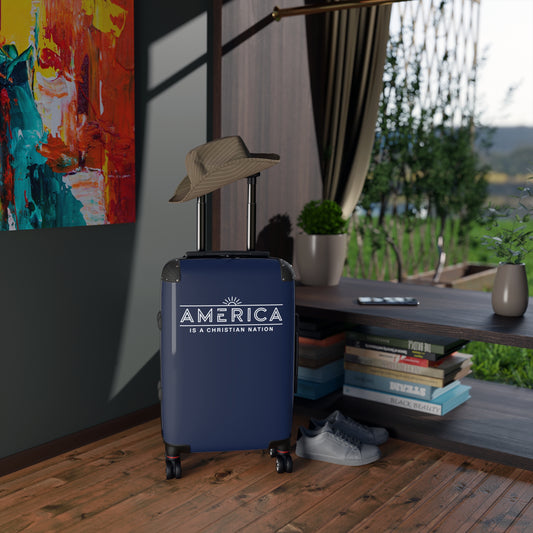 "America is a Christian Nation", Suitcases (Dark Blue)