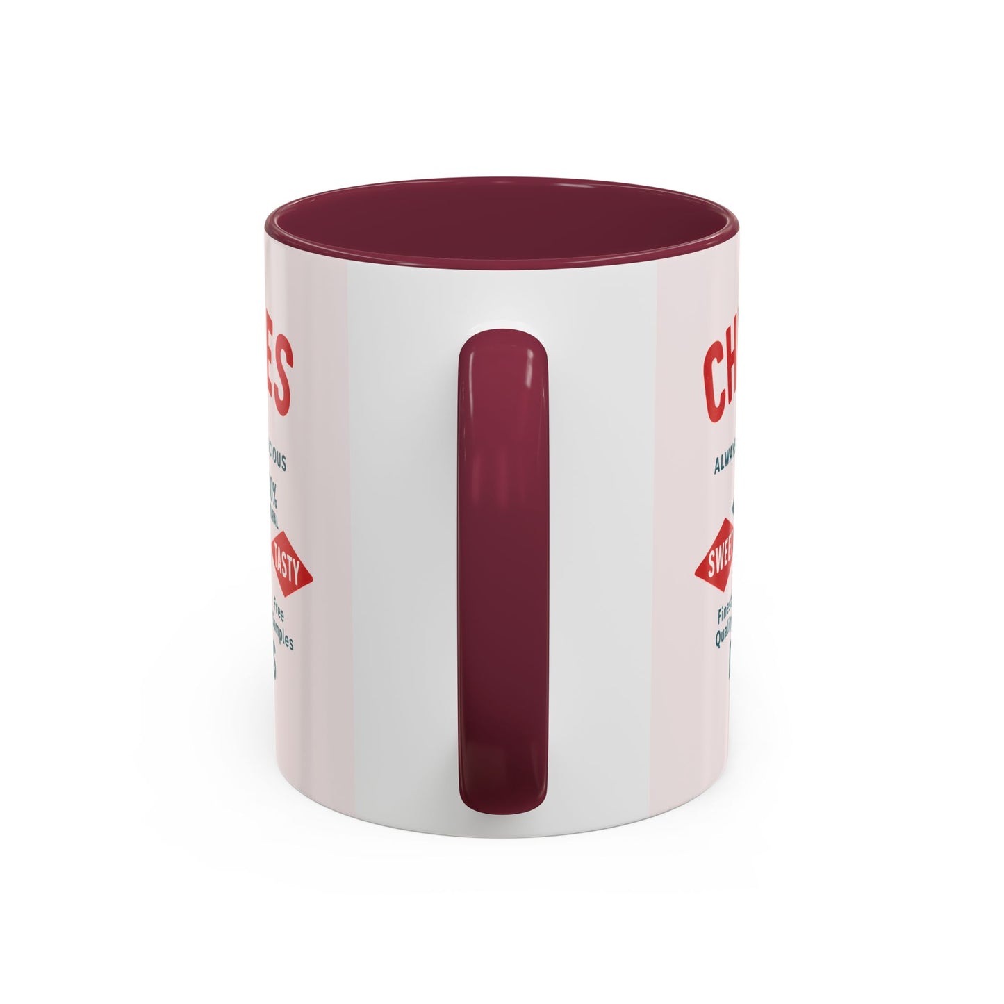 "Delicious Cherries", Colorful Mugs (11oz, 15oz) (Sea Salt Sherbet)