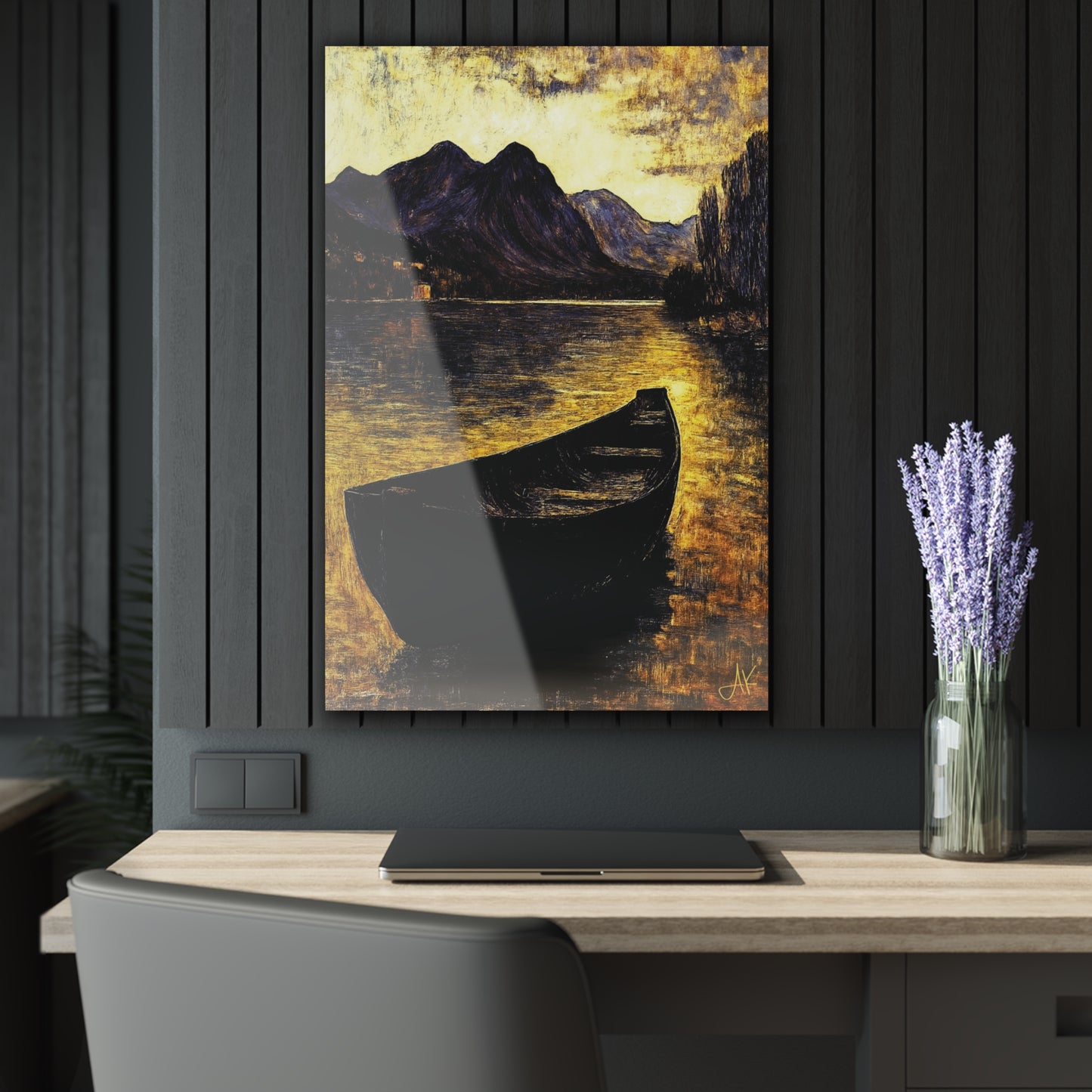 "By Oar and Tide - Ancient Gaelic Highways", Fine Art Acrylic Wall Prints (French Cleat Hanging)