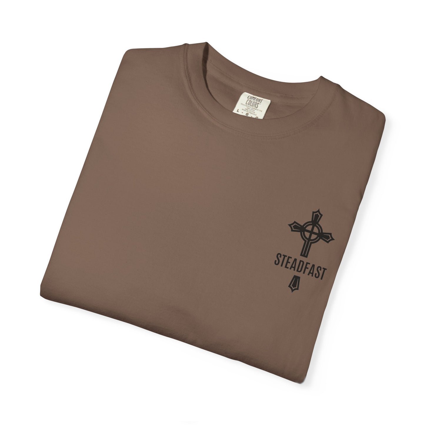 "Steadfast Cross in Black", Unisex T-shirt