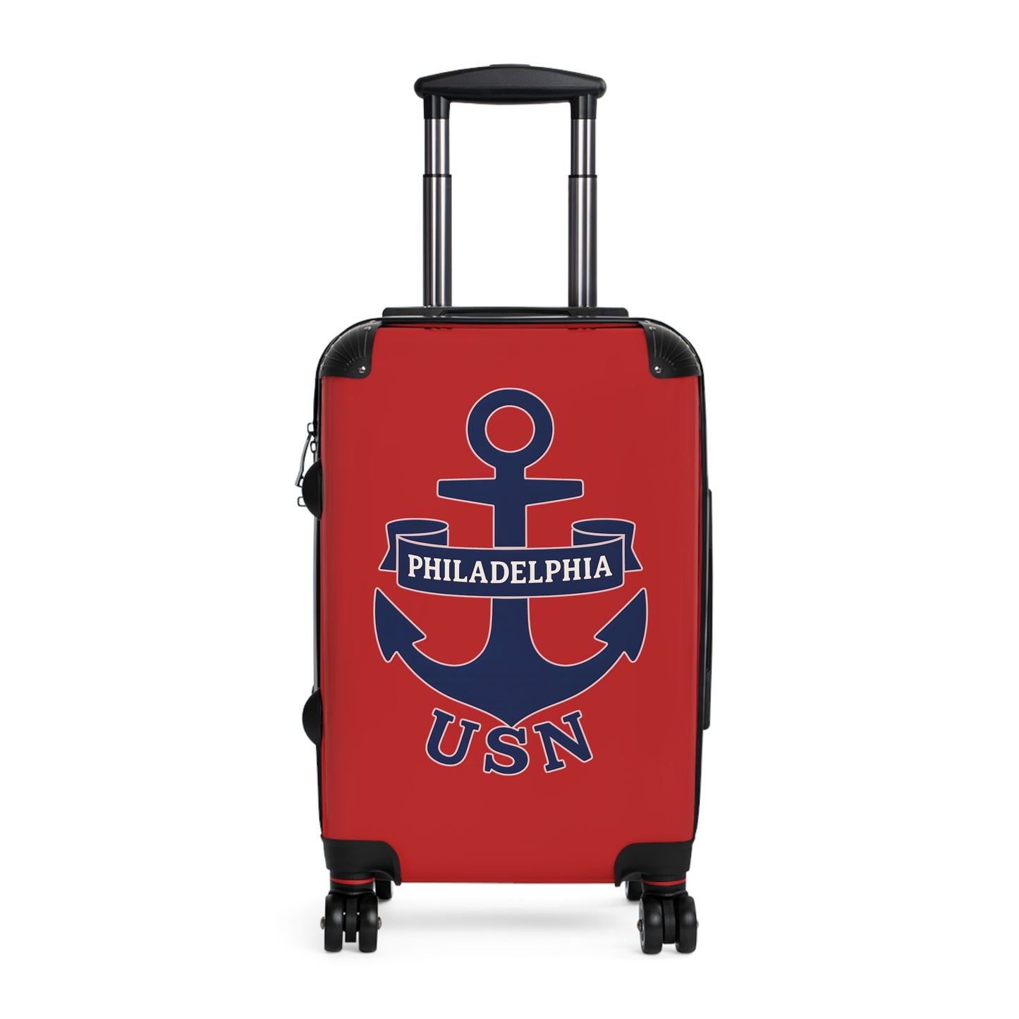 "USN Anchor", Suitcase (Spring Cherry Red)