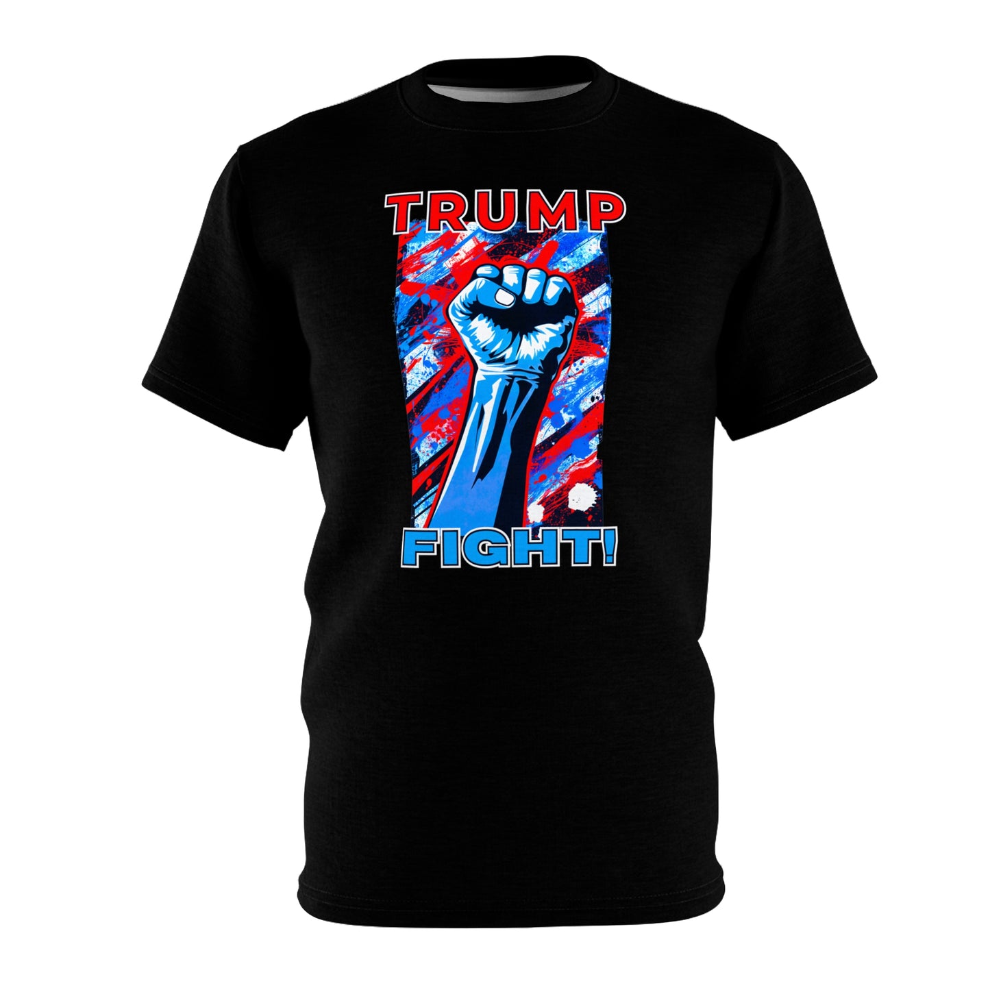 "TRUMP FIGHT!", Unisex T-shirt (Black)