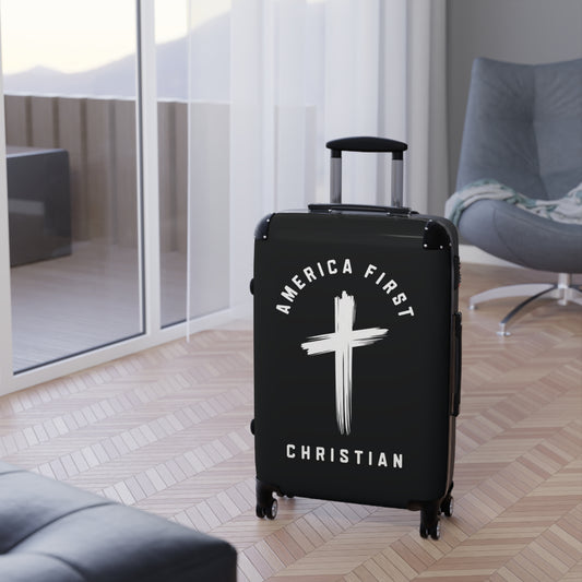 "America First Christian" #05 Suitcases (Moonless Black)