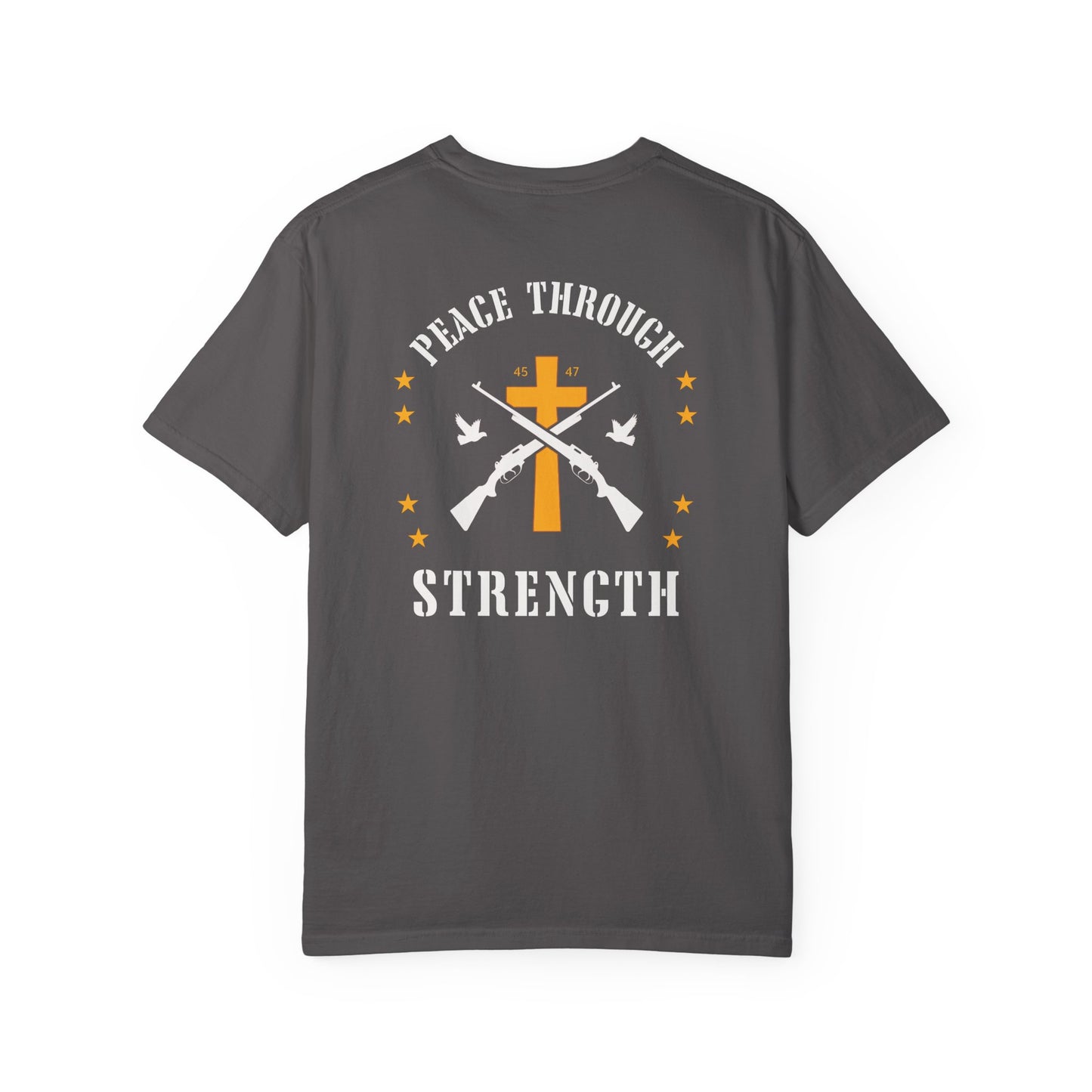 "Peace Through Strength" #01, Unisex T-shirt
