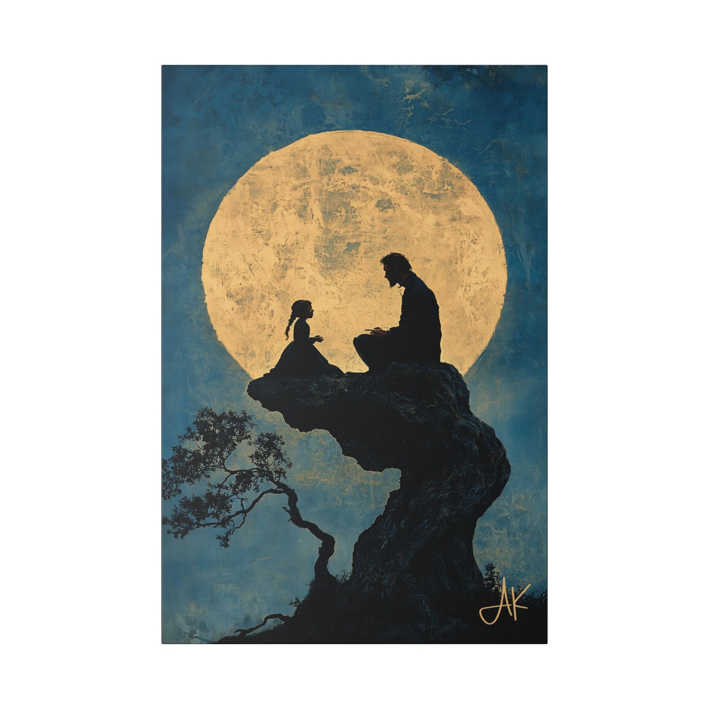"Honest Answers", Classic Stretched Canvas Fine Art Print