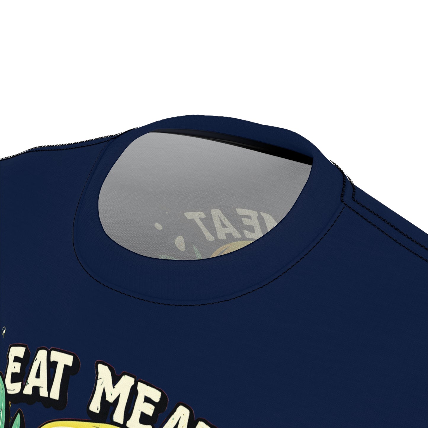 "Eat Meat & Be Healthy", Unisex T-shirt (Deep Ocean Blue)