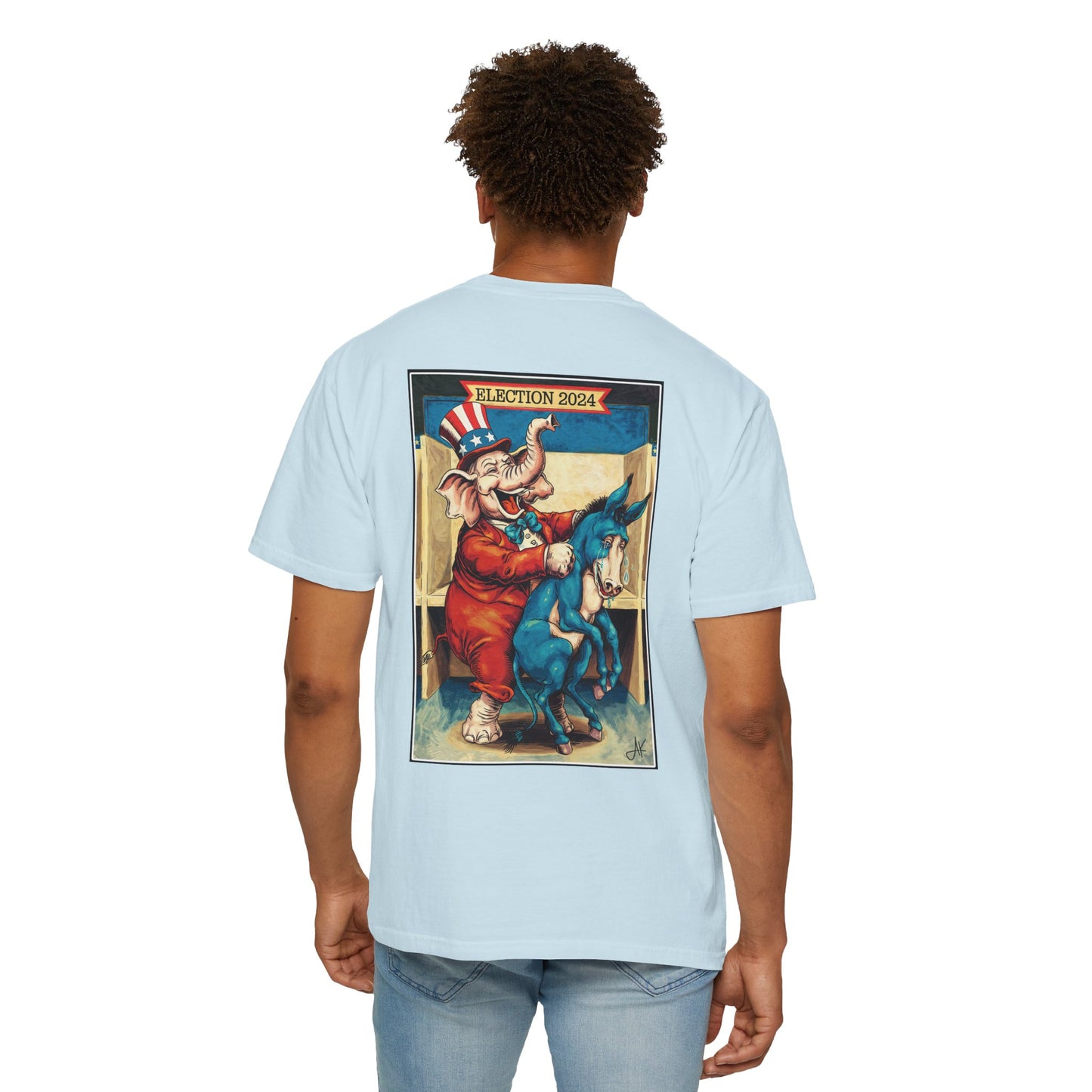 "MAGA Spanked the Donkeys 2024", Unisex T-shirt (Light Colors)