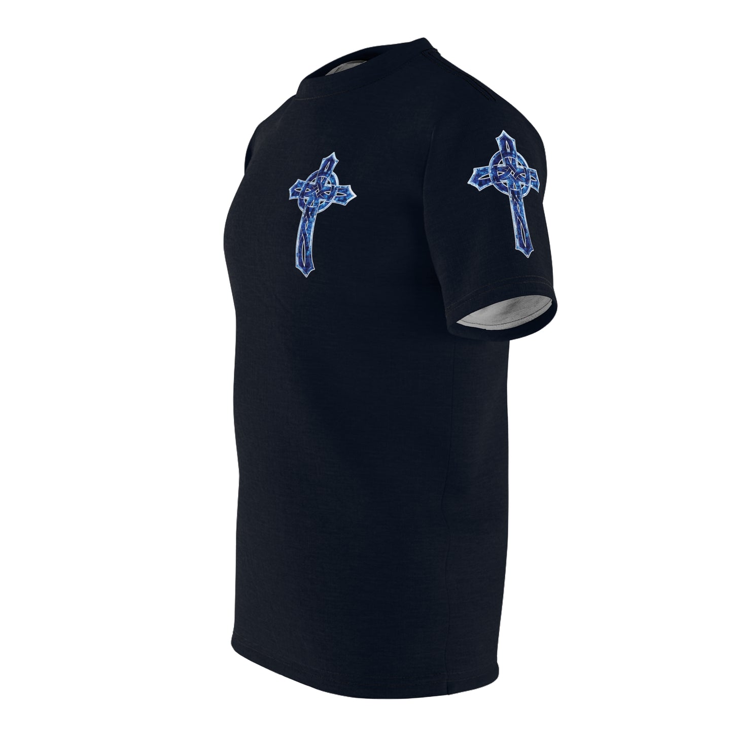 "Soldier of Christ", Unisex T-shirt (Blackstone Blue)