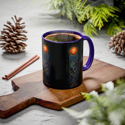 "The Living Light (John 8:12)", Colorful Mugs (11oz, 15oz)