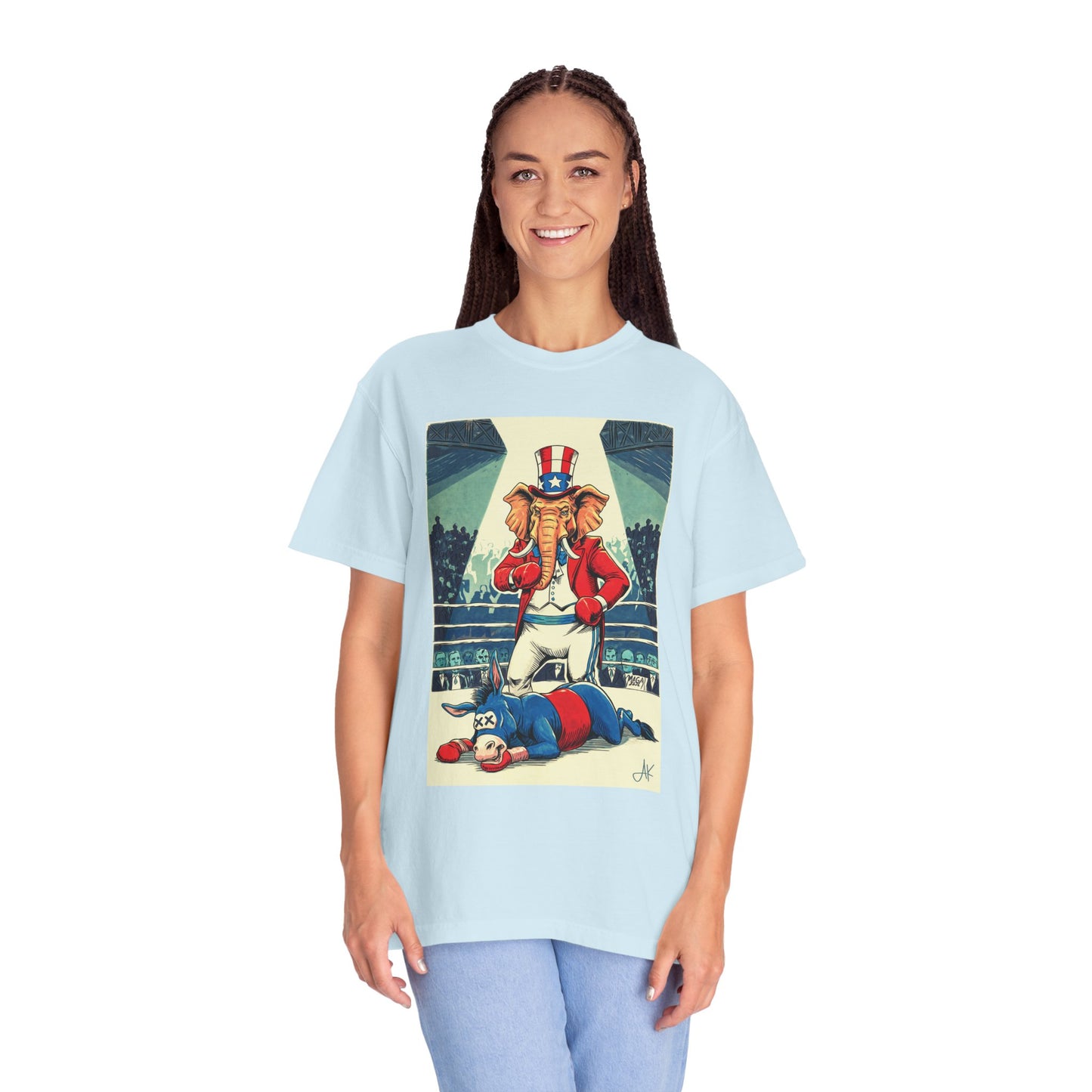 "Brutal Woke Knockout 2024", Unisex T-shirt (Light Colors)