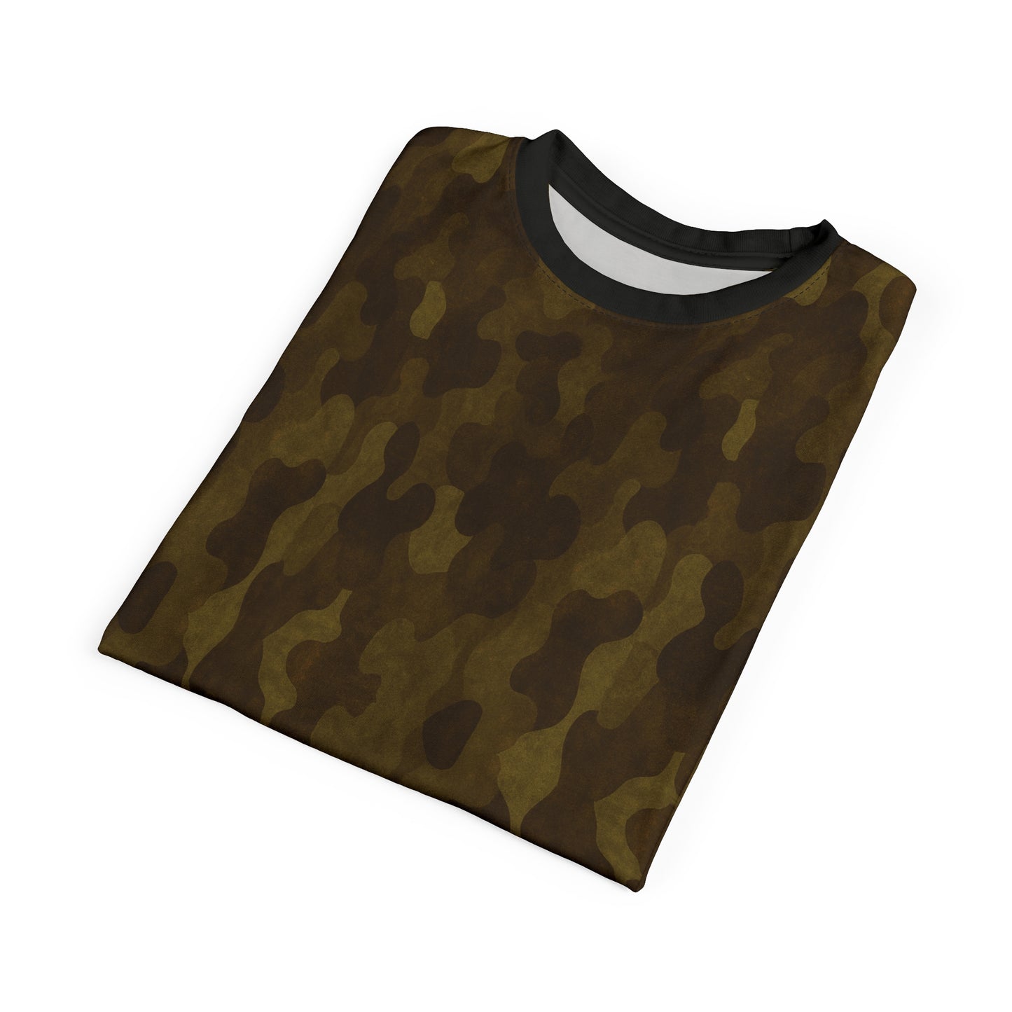 "Swamp Recon Camouflage", Unisex Tee (Alligator Black Collar)