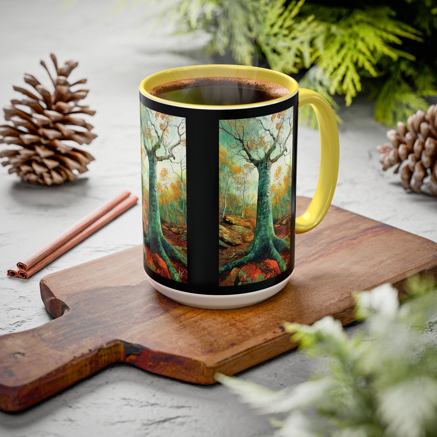 "An Criosdaidh Feá (Christian Beech)", Colorful Mugs (11oz, 15oz)