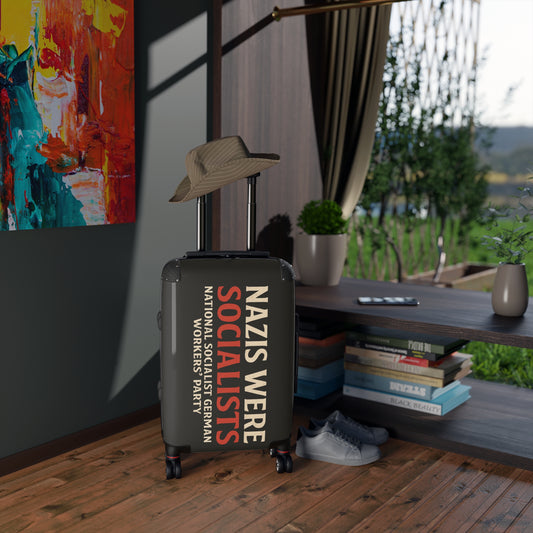 "Nazis were Socialists", Suitcase (Pitch Grey)