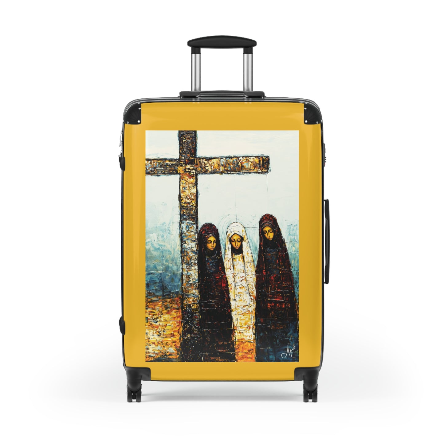 "At-the-Foot of the Cross - John 19:25", Suitcases (Yellow)