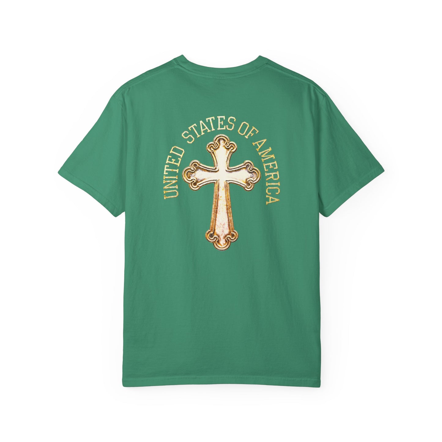 "USA Gold Cross", Unisex T-shirt