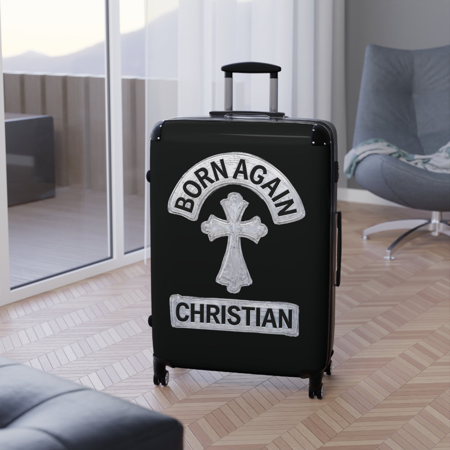 "Born Again Christian" #03 Suitcases (Black)