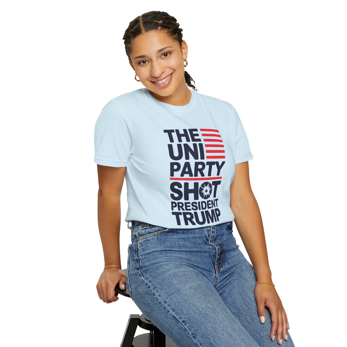 "The Uniparty Shot President Trump" #01, Unisex T-shirt