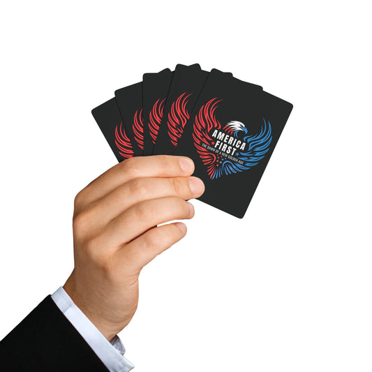 "America First - Golden Age" Political Playing Cards (Void Black)