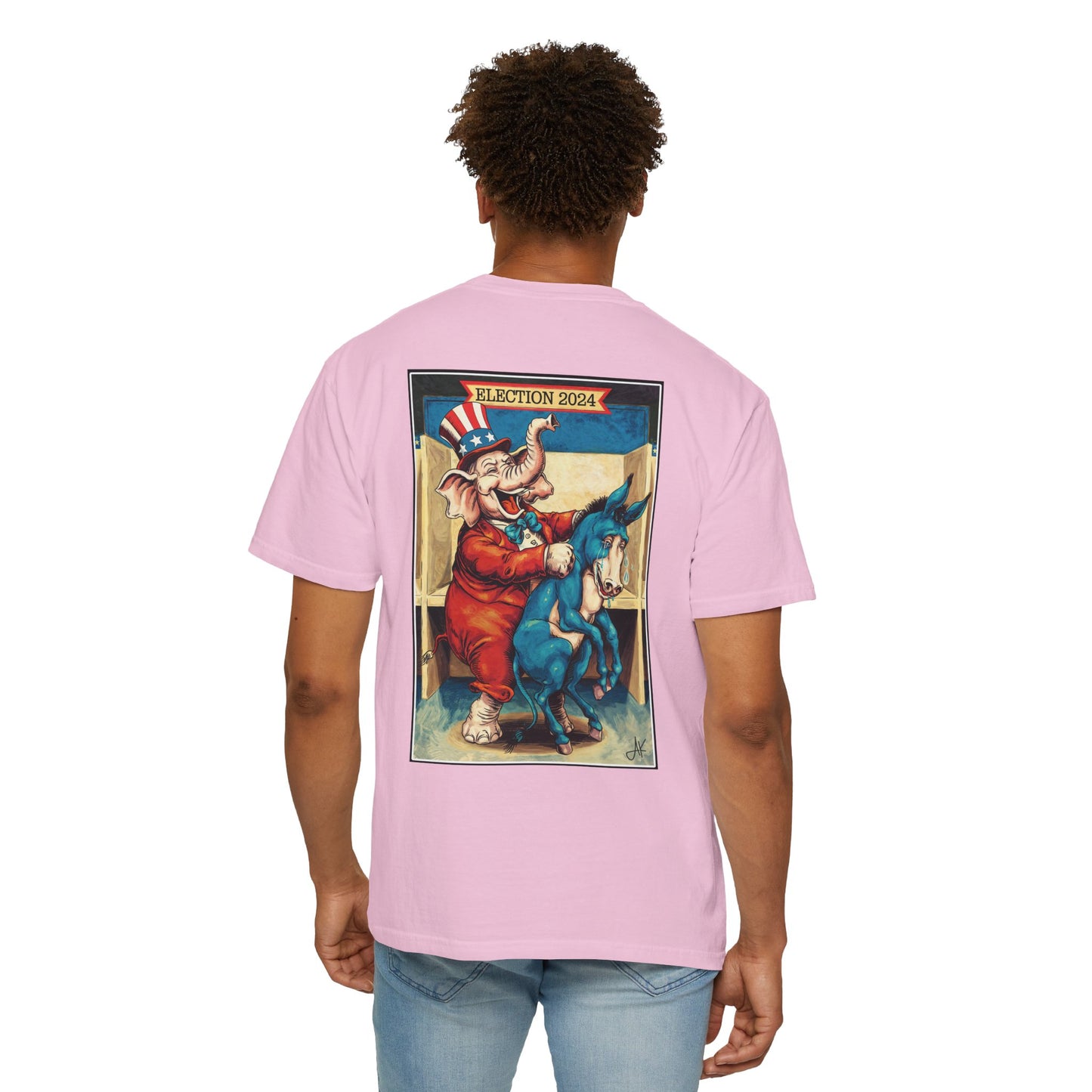 "MAGA Spanked the Donkeys 2024", Unisex T-shirt (Light Colors)