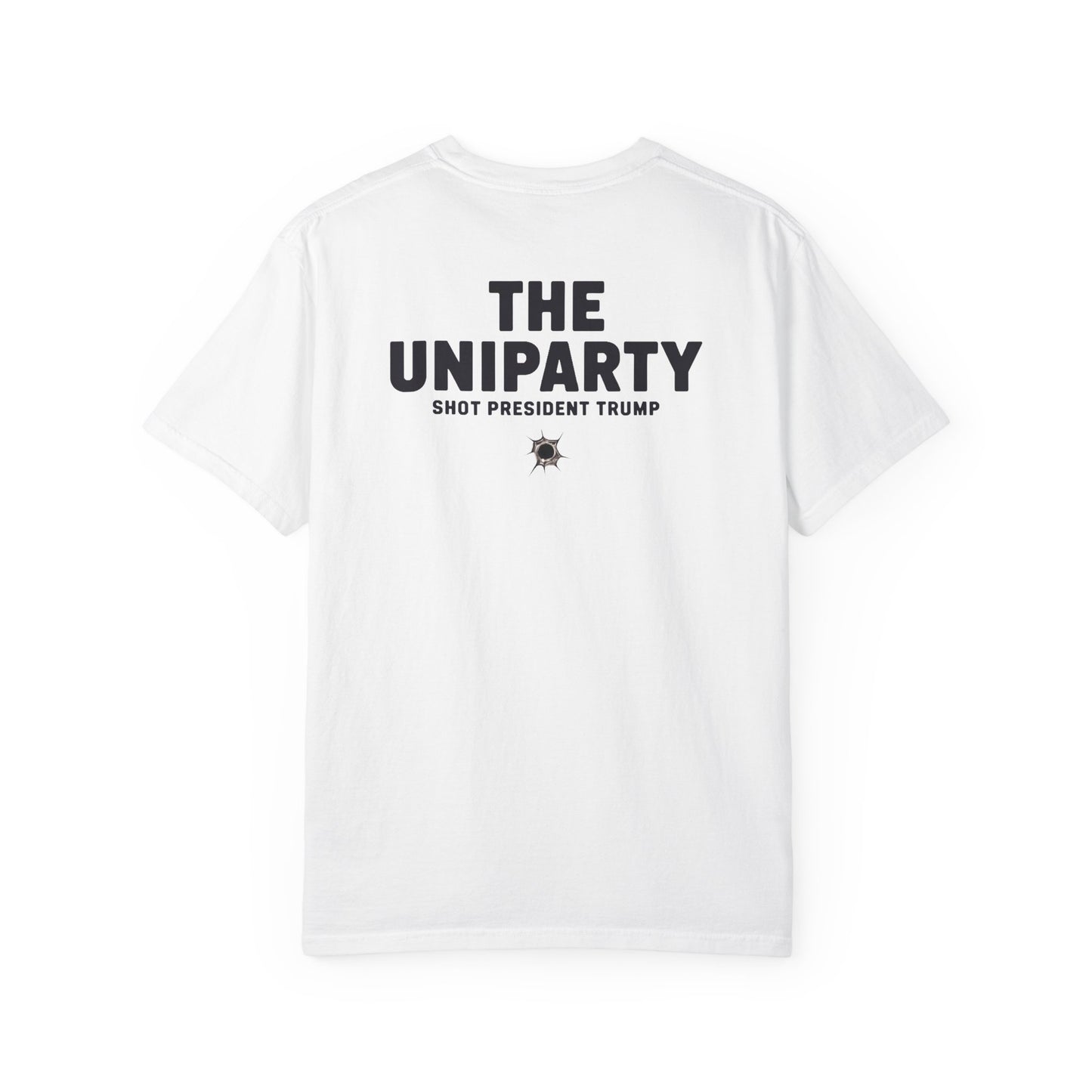 "The Uniparty Shot President Trump" #02, Unisex T-shirt