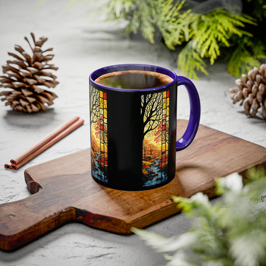"Realization at 5", Colorful Mugs (11oz, 15oz)