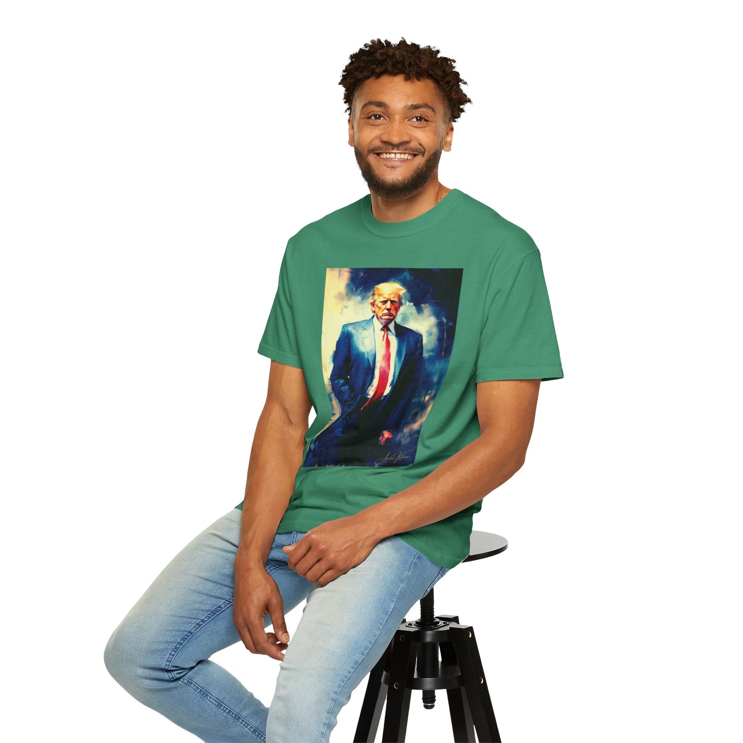"Trump Portrait No. 6", Unisex T-shirt (Dark Colors)