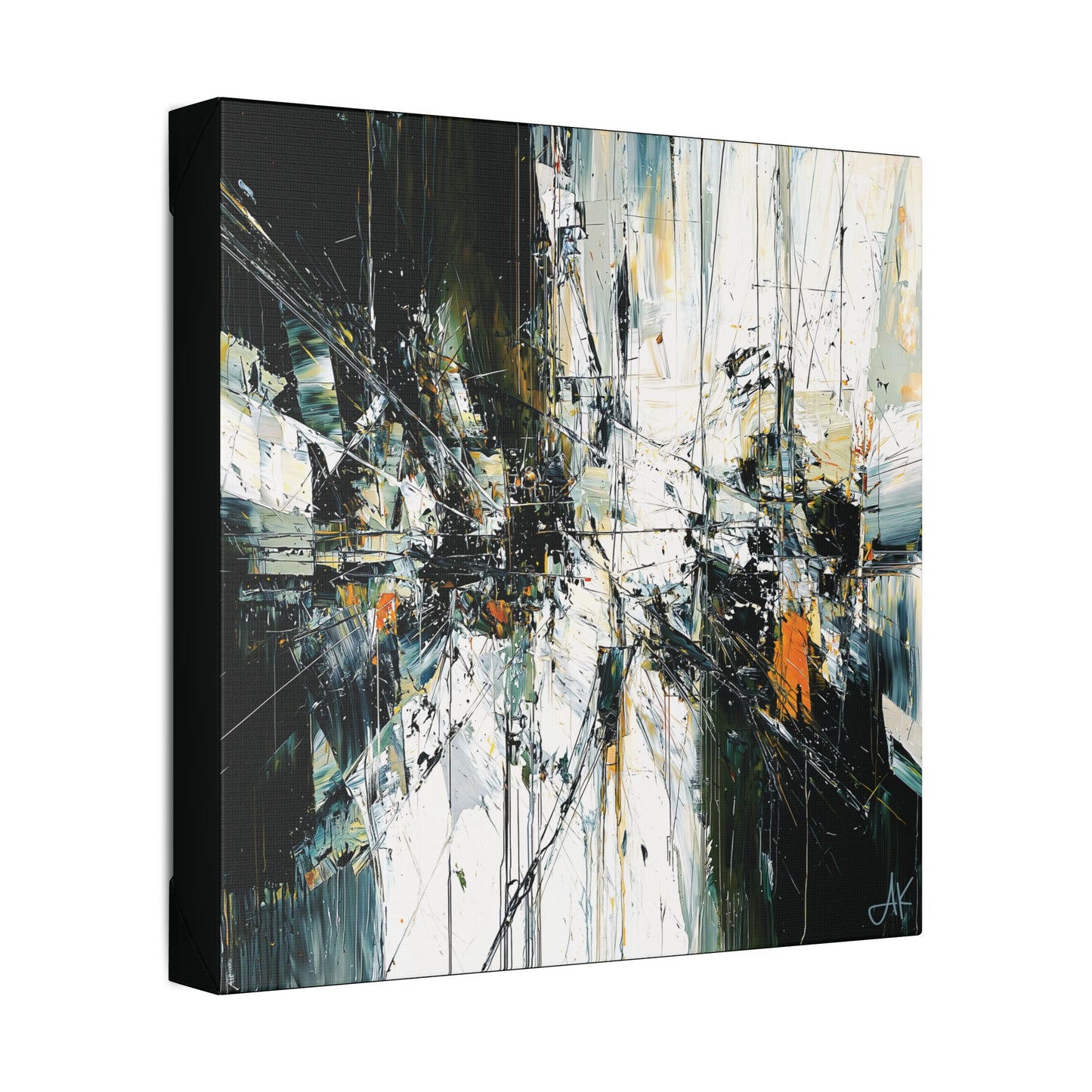 "Abstract 543", Stretched Classic Canvas Fine Art Print