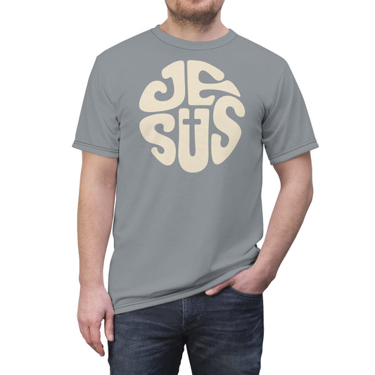 "Retro Jesus", Unisex T-shirt (USAF Wolverine)