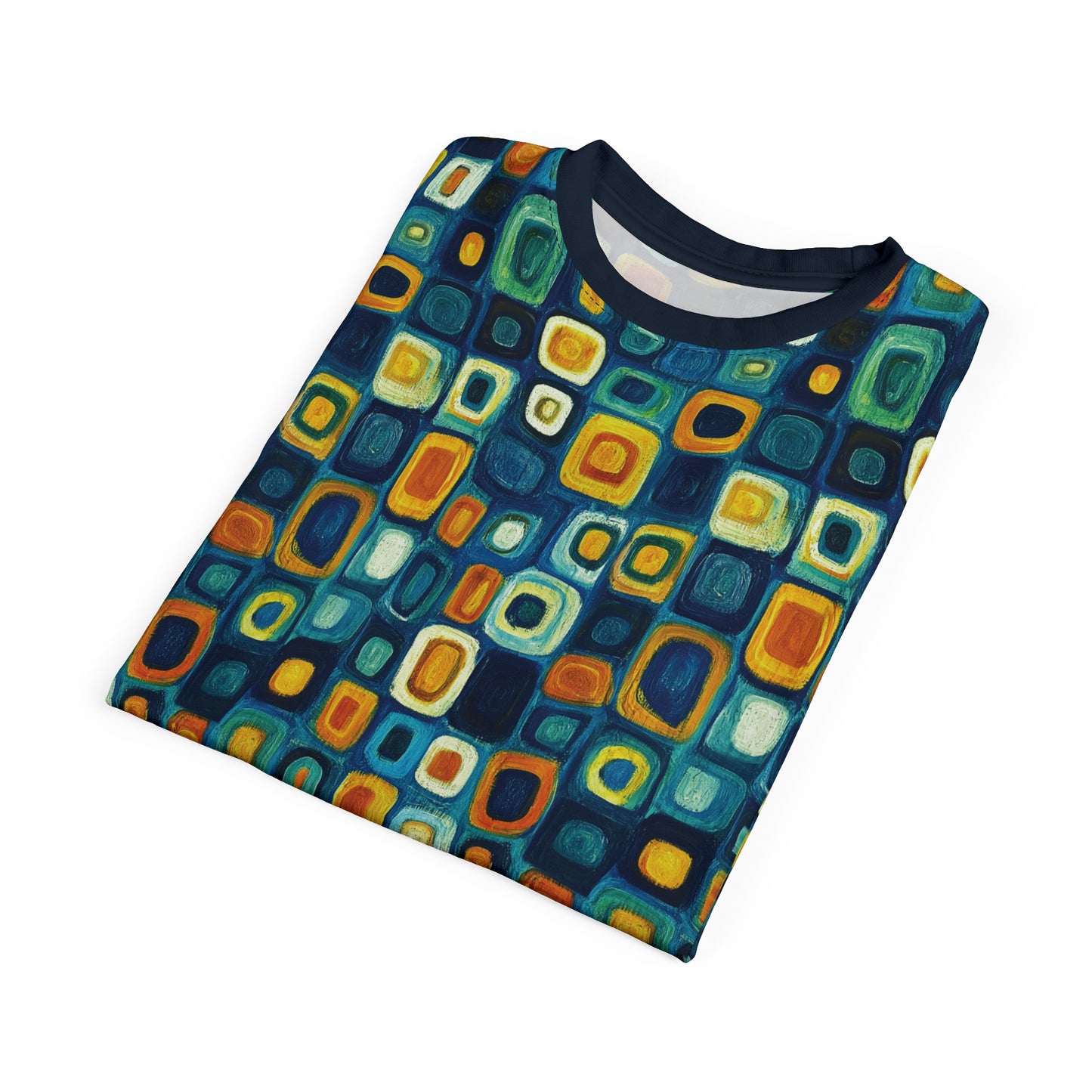 "Soul Mosaic", Unisex Tee (Birlinn Blue Collar)
