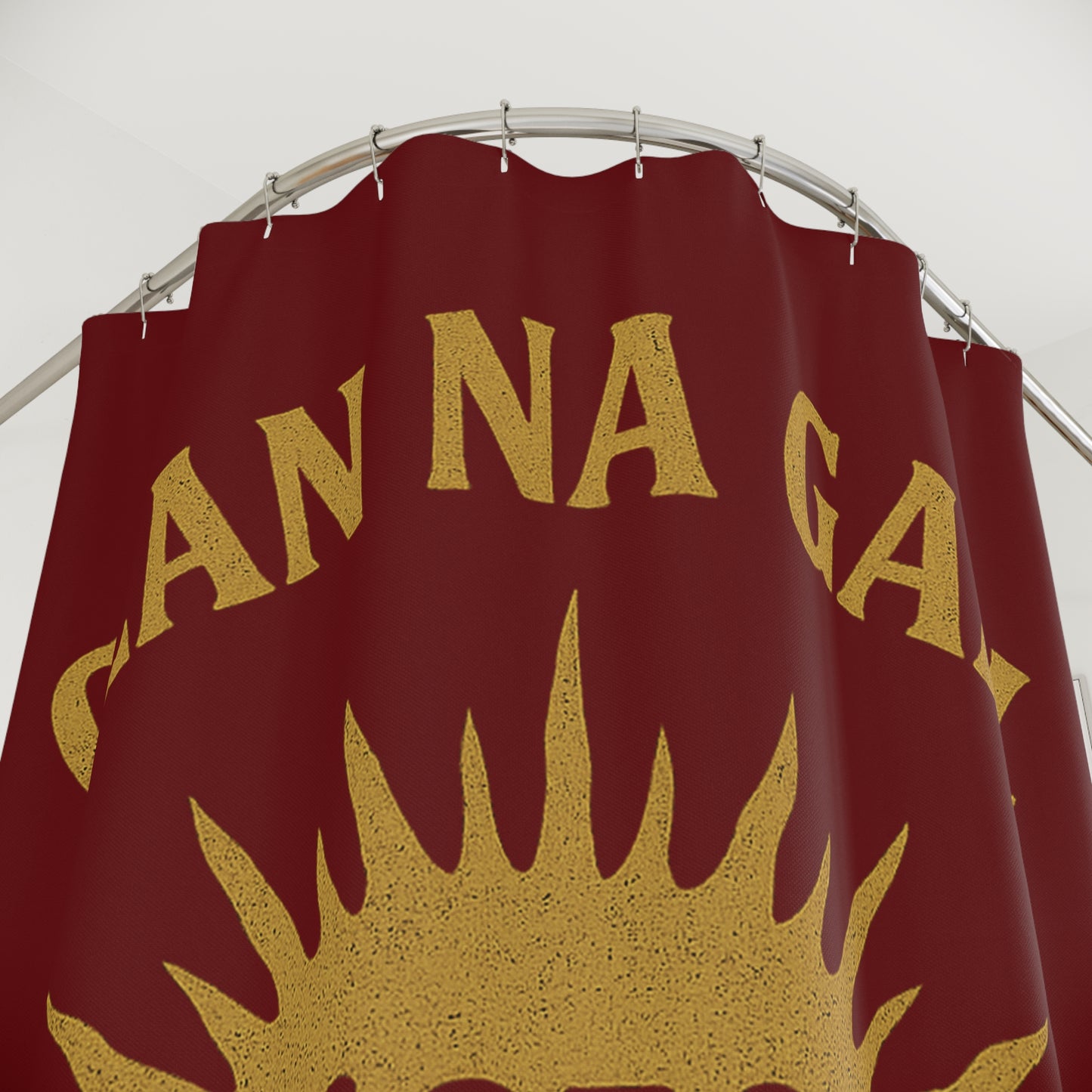 "Clan na Gael - Irish American", Shower Curtains (Palladius Red)