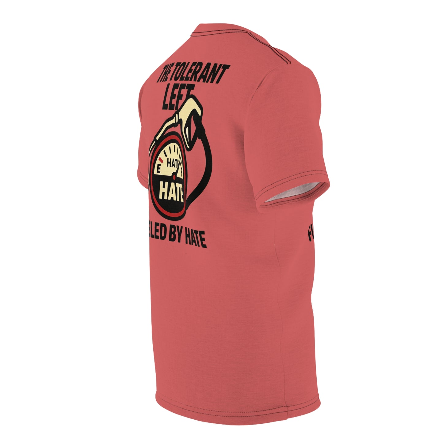 "The Tolerant Left", Unisex T-shirt (Faded Cherry)