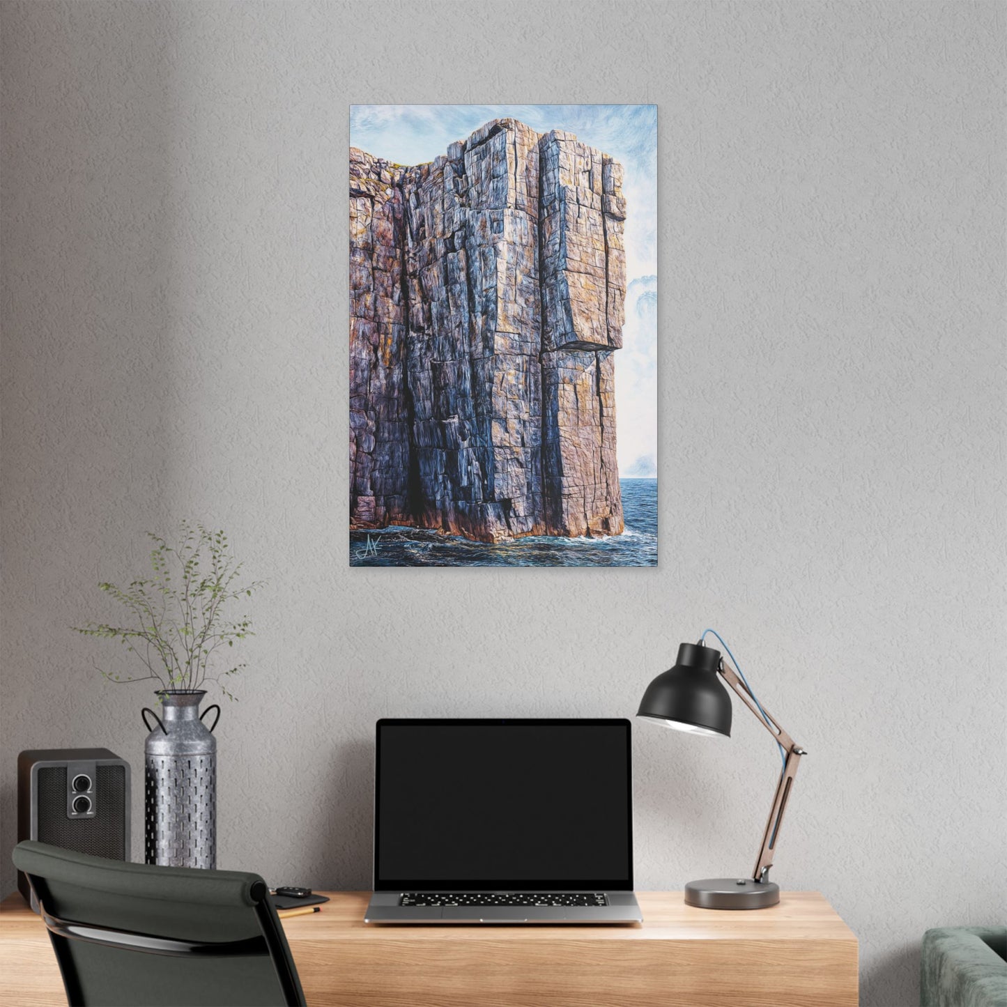 "Fortress Antrim", Stretched Classic Canvas Fine Art Print