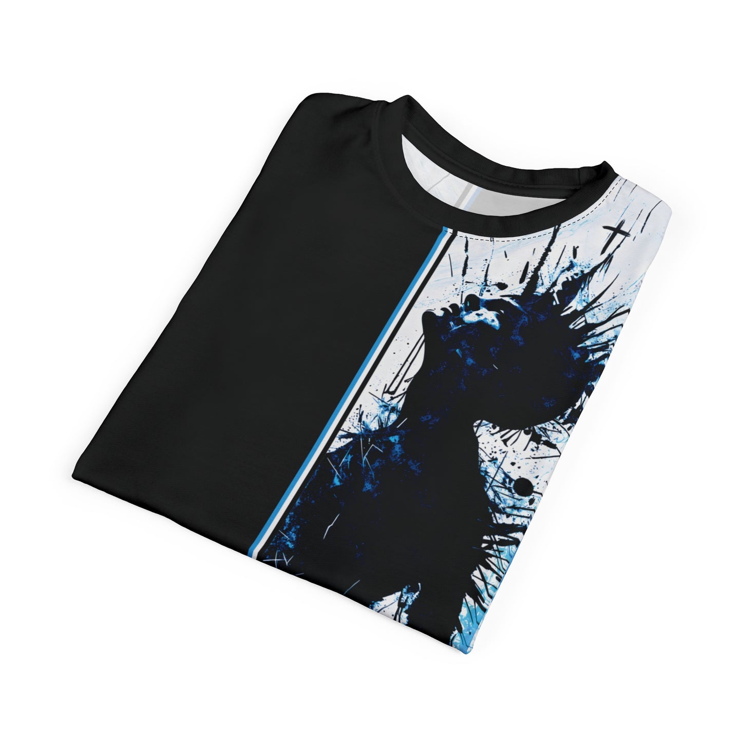 "Reborn in Light", Unisex Cut & Sew Tee