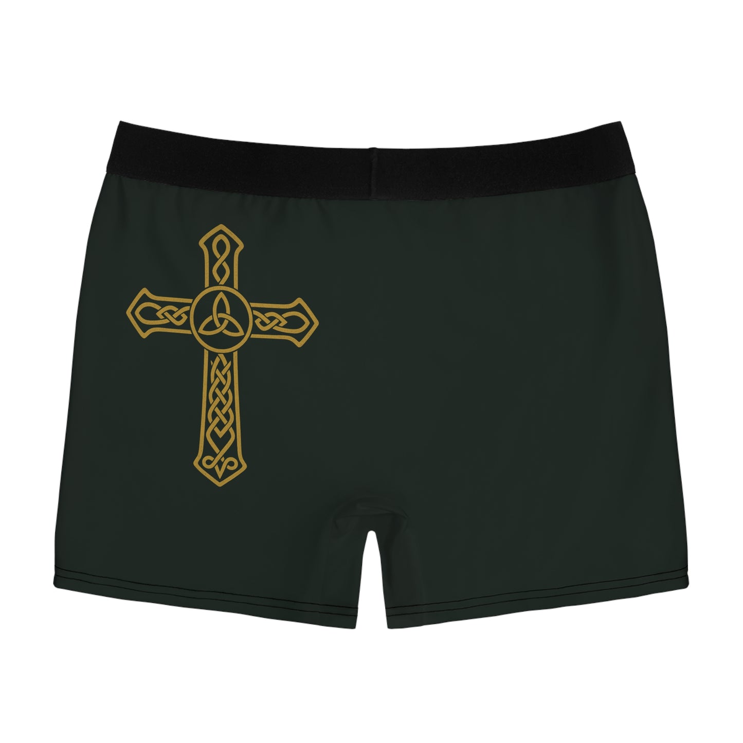 "Clan na Gael - Irish American", Men's Boxer Briefs (Túath Green)