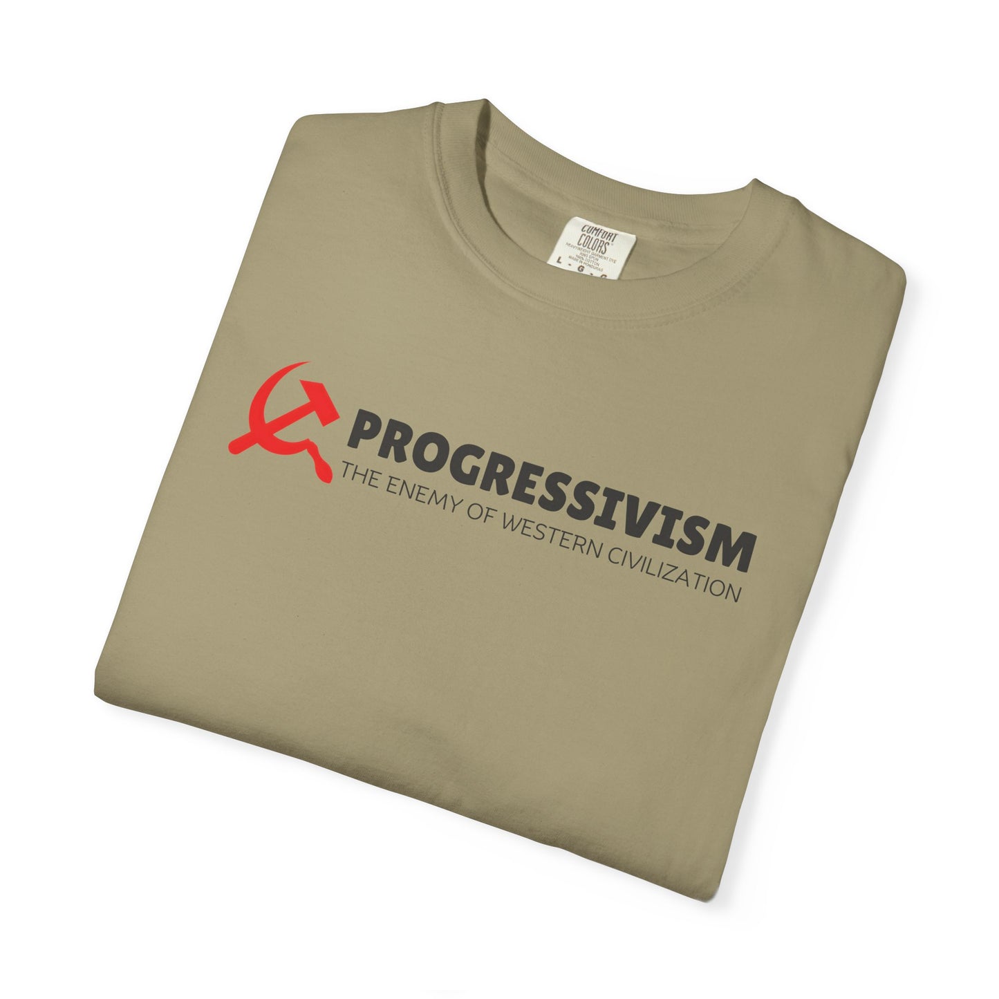 "Progressivism - Enemy of Western Civilization", Unisex T-shirt (Light Colors)