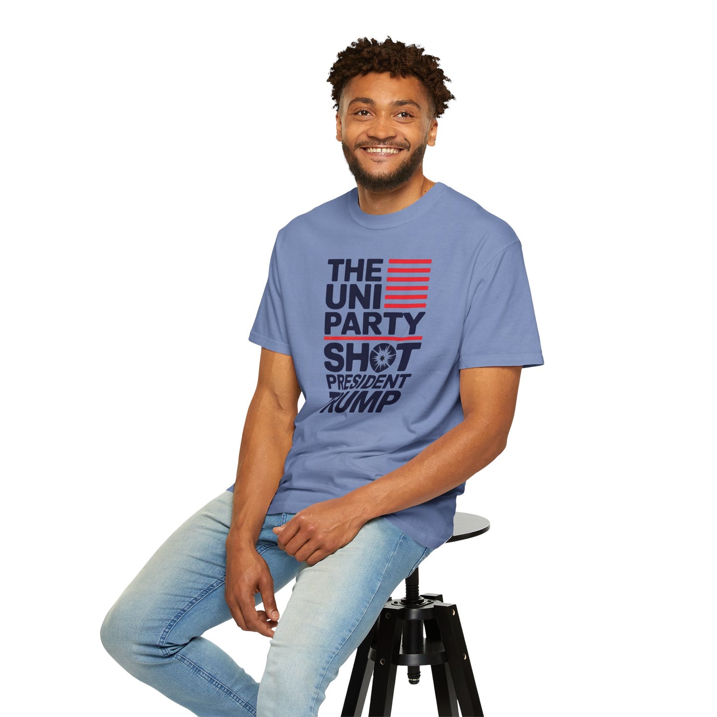 "The Uniparty Shot President Trump" #01, Unisex T-shirt