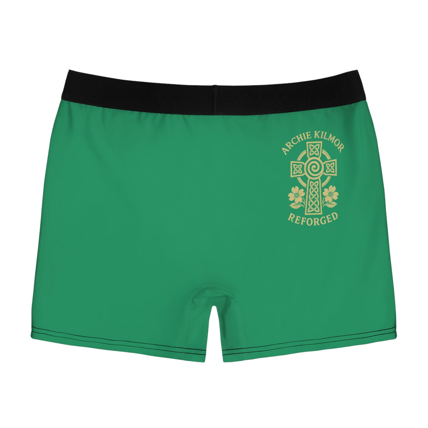 "Archie Kilmor Cross - Reforged" #01, Men's Boxer Briefs (Lagoon Tealgum)
