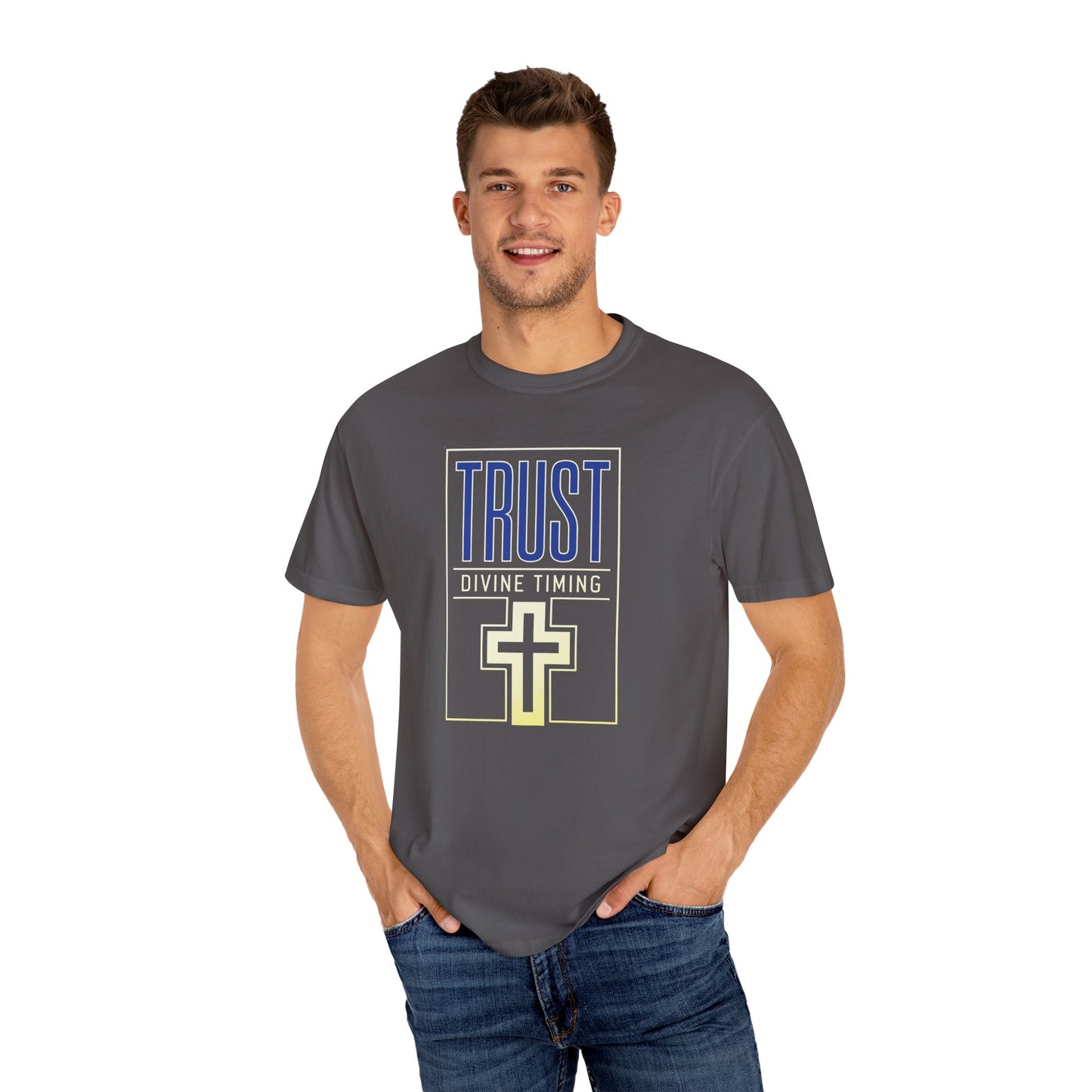 "Trust Divine Timing" #01, Unisex T-shirt
