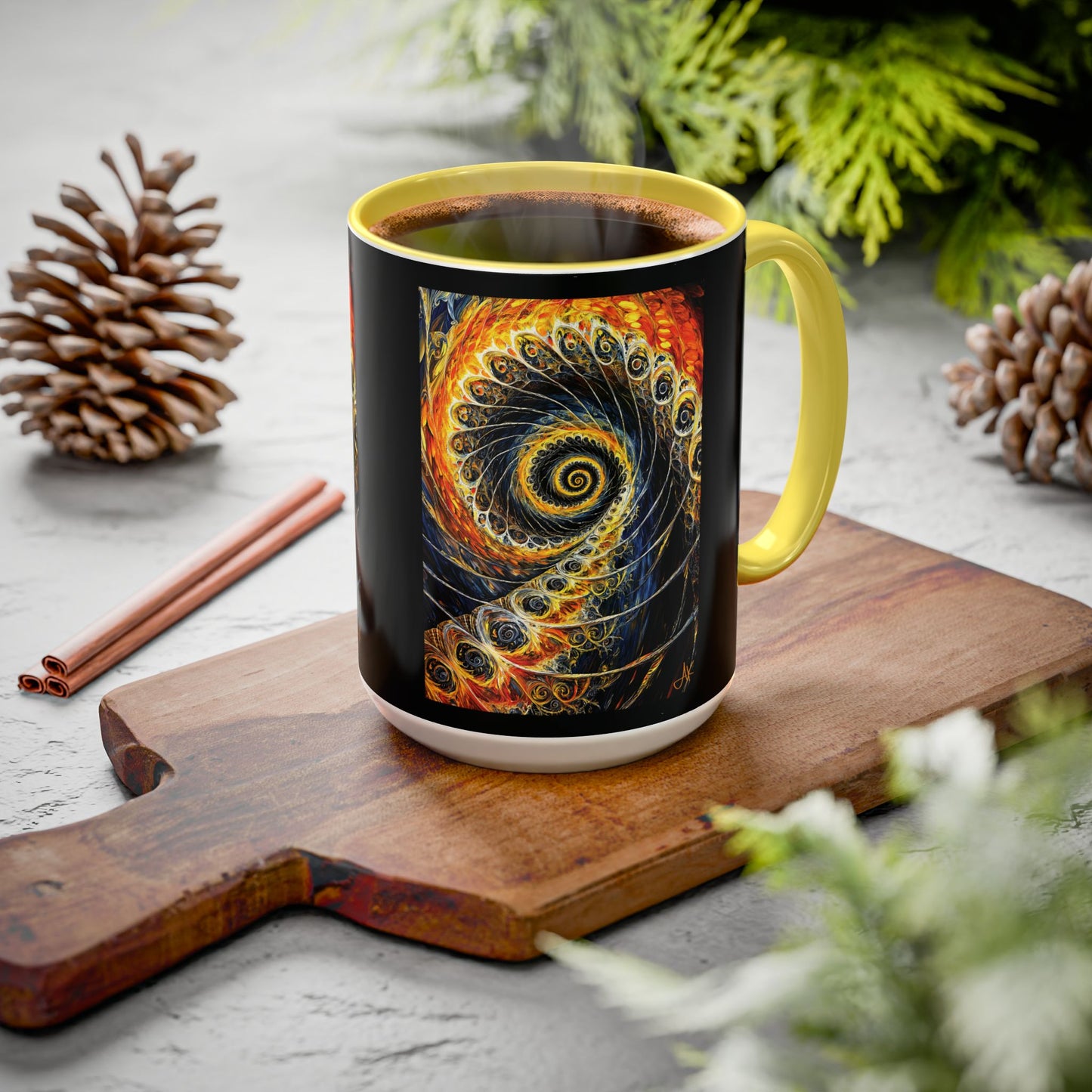 "Beauty of His Design", Colorful Mugs (11oz, 15oz)