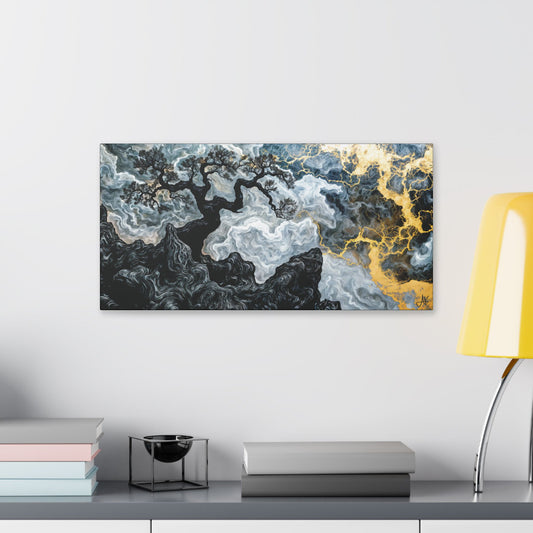 "An Crann Naomh (Gaelic) - The Sacred Tree (English)", Stretched Classic Canvas Fine Art Print